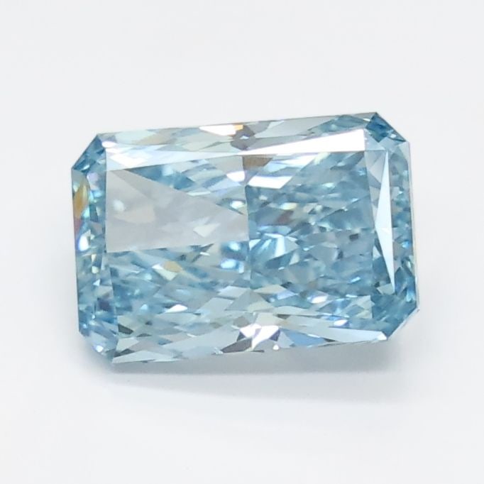 Loose Diamond - RADIANT 1.27ct Fancy Vivid Blue VS2: Loose Diamond - RADIANT 1.27ct Fancy Vivid Blue VS2 Source: This is a real non-mined Diamond that has been grown in a lab Shape: RADIANT Carats: 1.27 Color: Fancy Vivid Blue Certification: IGI Video: