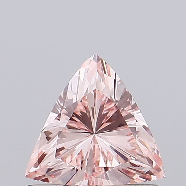 Loose Diamond - TRIANGULAR 0.47ct Fancy Intense Pink VS1: Loose Diamond - TRIANGULAR 0.47ct Fancy Intense Pink VS1 Source: This is a real non-mined Diamond that has been grown in a lab Shape: TRIANGULAR Carats: 0.47 Color: Fancy Intense Pink Certification: I