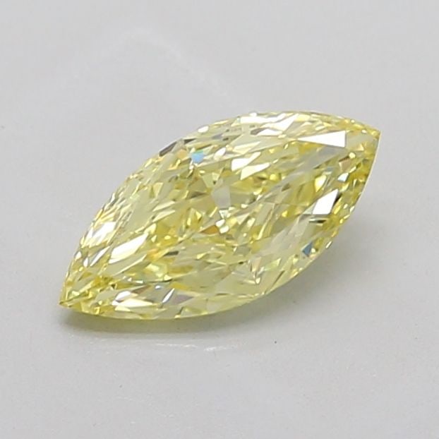Loose Diamond - MARQUISE 1.04ct Fancy Intense Yellow VS1: Loose Diamond - MARQUISE 1.04ct Fancy Intense Yellow VS1 Source: This is a real non-mined Diamond that has been grown in a lab Shape: MARQUISE Carats: 1.04 Color: Fancy Intense Yellow Certification: I