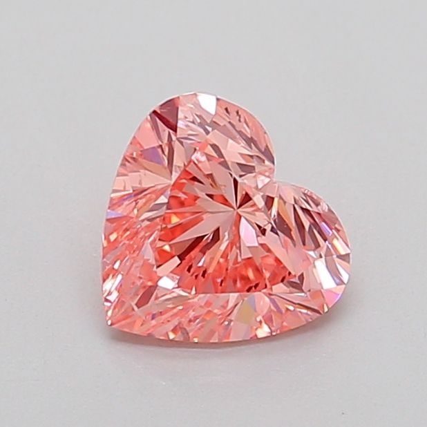 Loose Diamond - HEART 0.87ct Fancy Intense Pink SI2: Loose Diamond - HEART 0.87ct Fancy Intense Pink SI2 Source: This is a real non-mined Diamond that has been grown in a lab Shape: HEART Carats: 0.87 Color: Fancy Intense Pink Certification: NONE Video: