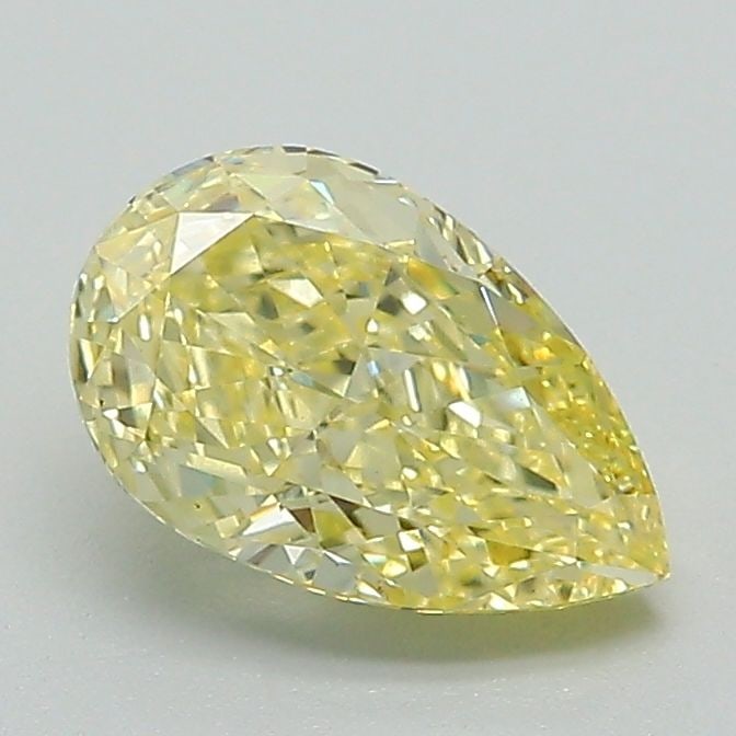 Loose Diamond - PEAR 1.17ct Fancy Intense Yellow VVS2: Loose Diamond - PEAR 1.17ct Fancy Intense Yellow VVS2 Source: This is a real non-mined Diamond that has been grown in a lab Shape: PEAR Carats: 1.17 Color: Fancy Intense Yellow Certification: IGI Vide