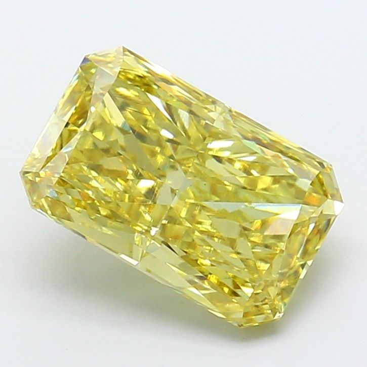 Loose Diamond - RADIANT 6.02ct Fancy Vivid Yellow VS1: Loose Diamond - RADIANT 6.02ct Fancy Vivid Yellow VS1 Source: This is a real non-mined Diamond that has been grown in a lab Shape: RADIANT Carats: 6.02 Color: Fancy Vivid Yellow Certification: IGI Vid
