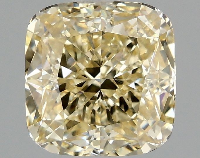 Loose Diamond - CUSHION MODIFIED 1.59ct Fancy Yellow VS1: Loose Diamond - CUSHION MODIFIED 1.59ct Fancy Yellow VS1 Source: This is a real non-mined Diamond that has been grown in a lab Shape: CUSHION MODIFIED Carats: 1.59 Color: Fancy Yellow Certification: I