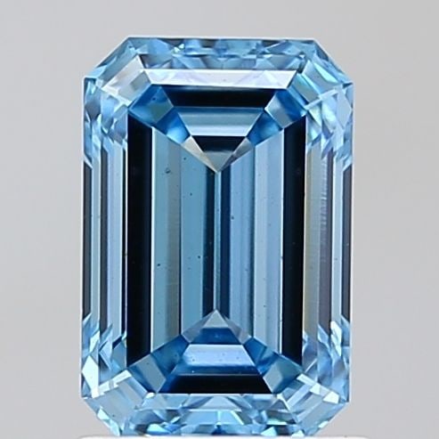 Loose Diamond - EMERALD 1.51ct Fancy Vivid Blue VS2: Loose Diamond - EMERALD 1.51ct Fancy Vivid Blue VS2 Source: This is a real non-mined Diamond that has been grown in a lab Shape: EMERALD Carats: 1.51 Color: Fancy Vivid Blue Certification: IGI Video: