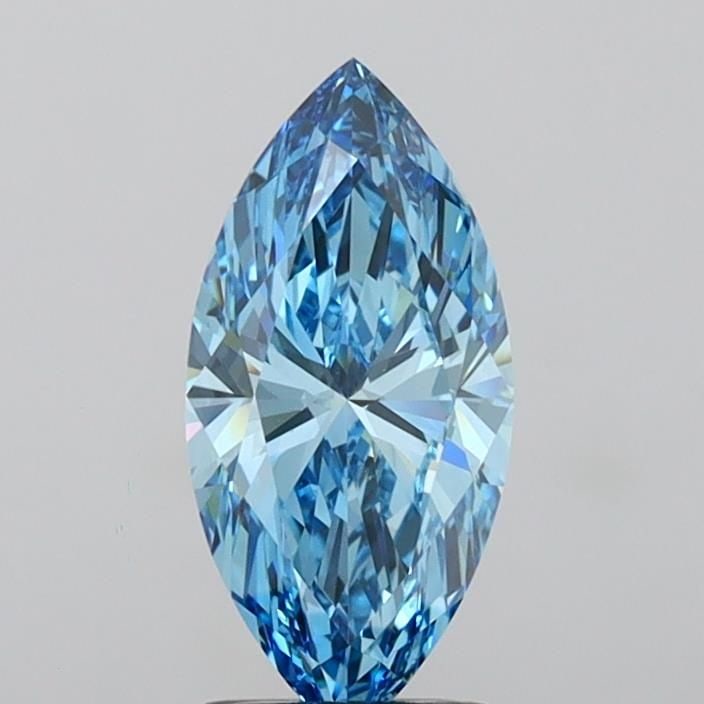 Loose Diamond - MARQUISE 2.51ct Fancy Vivid Blue VVS2: Loose Diamond - MARQUISE 2.51ct Fancy Vivid Blue VVS2 Source: This is a real non-mined Diamond that has been grown in a lab Shape: MARQUISE Carats: 2.51 Color: Fancy Vivid Blue Certification: IGI Vide