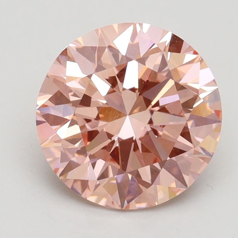 Loose Diamond - ROUND 2.32ct Fancy Intense Pink VS1: Loose Diamond - ROUND 2.32ct Fancy Intense Pink VS1 Source: This is a real non-mined Diamond that has been grown in a lab Shape: ROUND Carats: 2.32 Color: Fancy Intense Pink Certification: IGI Video: