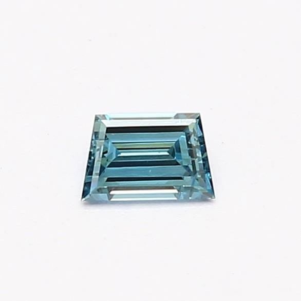 Loose Diamond - TRAPEZOID 0.18ct Fancy Vivid Blue VS1: Loose Diamond - TRAPEZOID 0.18ct Fancy Vivid Blue VS1 Source: This is a real non-mined Diamond that has been grown in a lab Shape: TRAPEZOID Carats: 0.18 Color: Fancy Vivid Blue Certification: NONE Vi