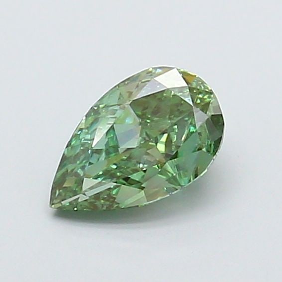 Loose Diamond - PEAR 1.01ct Fancy Vivid Green SI1: Loose Diamond - PEAR 1.01ct Fancy Vivid Green SI1 Source: This is a real non-mined Diamond that has been grown in a lab Shape: PEAR Carats: 1.01 Color: Fancy Vivid Green Certification: IGI Video: