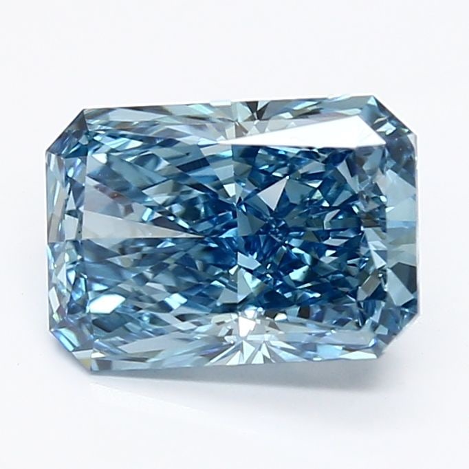 Loose Diamond - RADIANT 1.87ct Fancy Vivid Blue VS1: Loose Diamond - RADIANT 1.87ct Fancy Vivid Blue VS1 Source: This is a real non-mined Diamond that has been grown in a lab Shape: RADIANT Carats: 1.87 Color: Fancy Vivid Blue Certification: IGI Video: