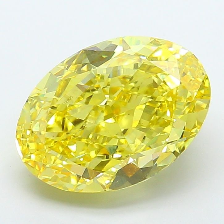 Loose Diamond - OVAL 8.12ct Fancy Intense Yellow VS1: Loose Diamond - OVAL 8.12ct Fancy Intense Yellow VS1 Source: This is a real non-mined Diamond that has been grown in a lab Shape: OVAL Carats: 8.12 Color: Fancy Intense Yellow Certification: IGI Video