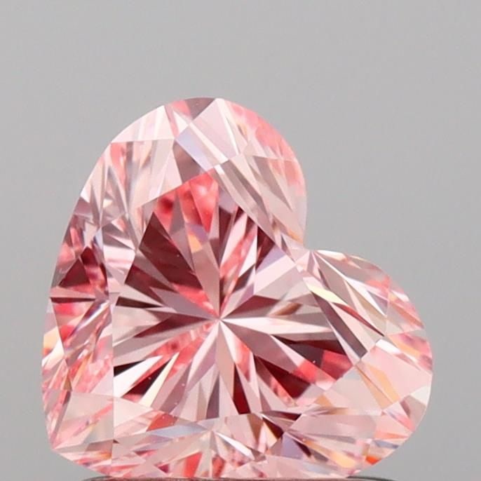 Loose Diamond - HEART 1.06ct Fancy Intense Pink VVS2: Loose Diamond - HEART 1.06ct Fancy Intense Pink VVS2 Source: This is a real non-mined Diamond that has been grown in a lab Shape: HEART Carats: 1.06 Color: Fancy Intense Pink Certification: IGI Video: