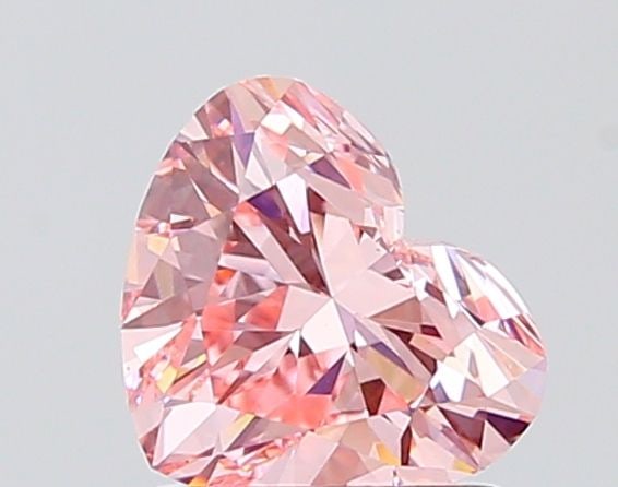 Loose Diamond - HEART 1.02ct Fancy Vivid Pink VS1: Loose Diamond - HEART 1.02ct Fancy Vivid Pink VS1 Source: This is a real non-mined Diamond that has been grown in a lab Shape: HEART Carats: 1.02 Color: Fancy Vivid Pink Certification: IGI The Diamond