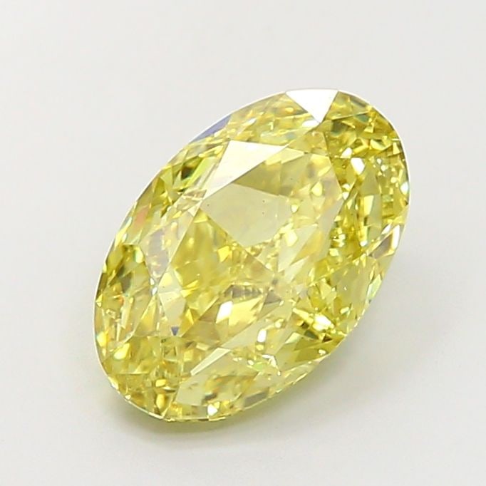 Loose Diamond - OVAL 5.0ct Fancy Intense Yellow VS1: Loose Diamond - OVAL 5.0ct Fancy Intense Yellow VS1 Source: This is a real non-mined Diamond that has been grown in a lab Shape: OVAL Carats: 5.0 Color: Fancy Intense Yellow Certification: IGI Video: