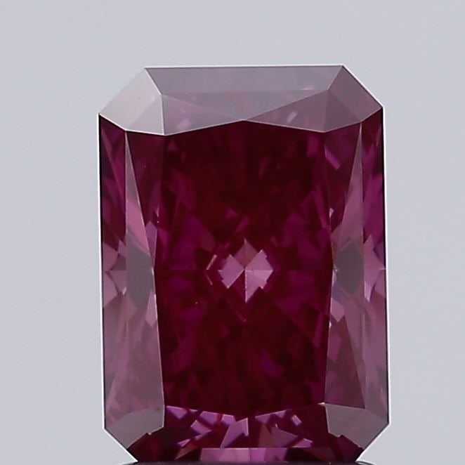 Loose Diamond - RADIANT 1.54ct Fancy Deep Pink VS1: Loose Diamond - RADIANT 1.54ct Fancy Deep Pink VS1 Source: This is a real non-mined Diamond that has been grown in a lab Shape: RADIANT Carats: 1.54 Color: Fancy Deep Pink Certification: IGI Video: