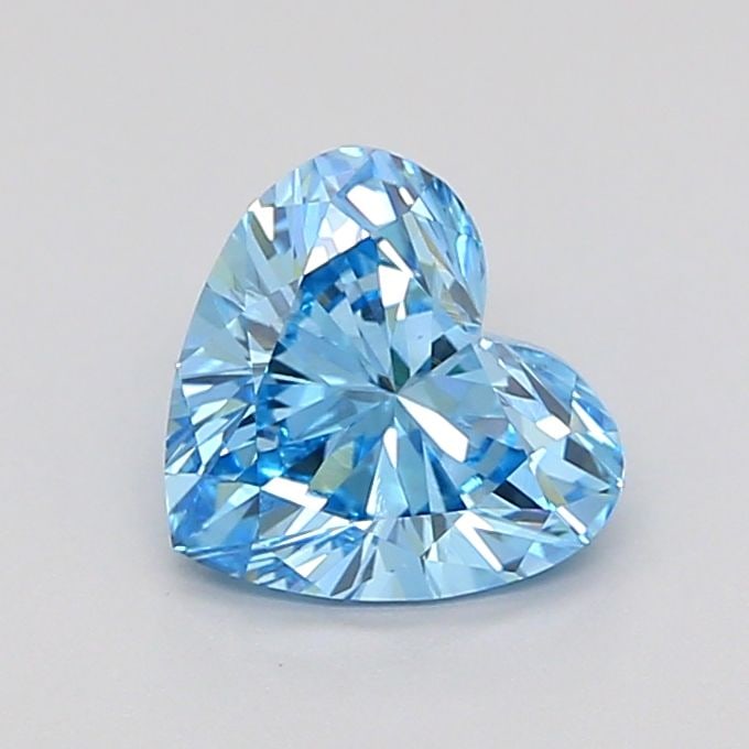 Loose Diamond - HEART 1.1ct Fancy Vivid Blue VVS2: Loose Diamond - HEART 1.1ct Fancy Vivid Blue VVS2 Source: This is a real non-mined Diamond that has been grown in a lab Shape: HEART Carats: 1.1 Color: Fancy Vivid Blue Certification: IGI Video: