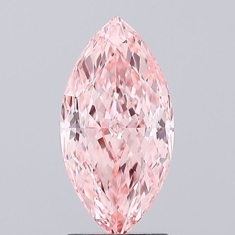 Loose Diamond - MARQUISE 2.16ct Fancy Vivid Pink VVS2: Loose Diamond - MARQUISE 2.16ct Fancy Vivid Pink VVS2 Source: This is a real non-mined Diamond that has been grown in a lab Shape: MARQUISE Carats: 2.16 Color: Fancy Vivid Pink Certification: IGI Vide