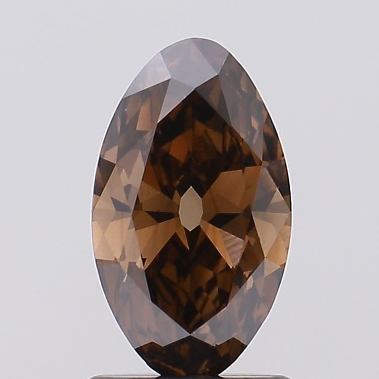 Loose Diamond - OVAL 1.08ct Fancy Deep Brown VS1: Loose Diamond - OVAL 1.08ct Fancy Deep Brown VS1 Source: This is a real non-mined Diamond that has been grown in a lab Shape: OVAL Carats: 1.08 Color: Fancy Deep Brown Certification: IGI Video: