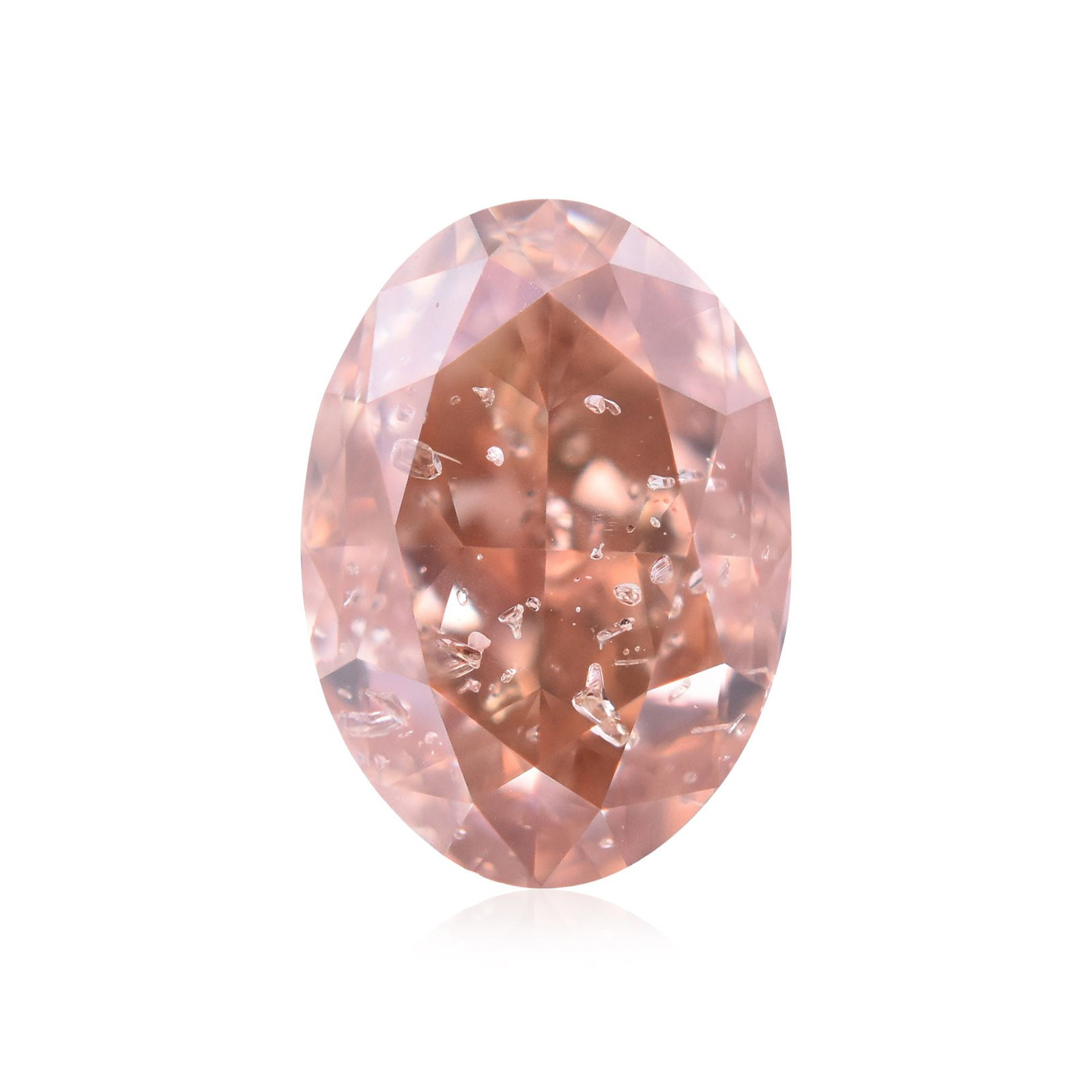 Loose Diamond - OVAL 0.6ct Fancy Deep Brown Pink: Loose Diamond - OVAL 0.6ct Fancy Deep Brown Pink Source: Natural Shape: OVAL Carats: 0.6 Color: Fancy Deep Brown Pink Certification: GIA Video: