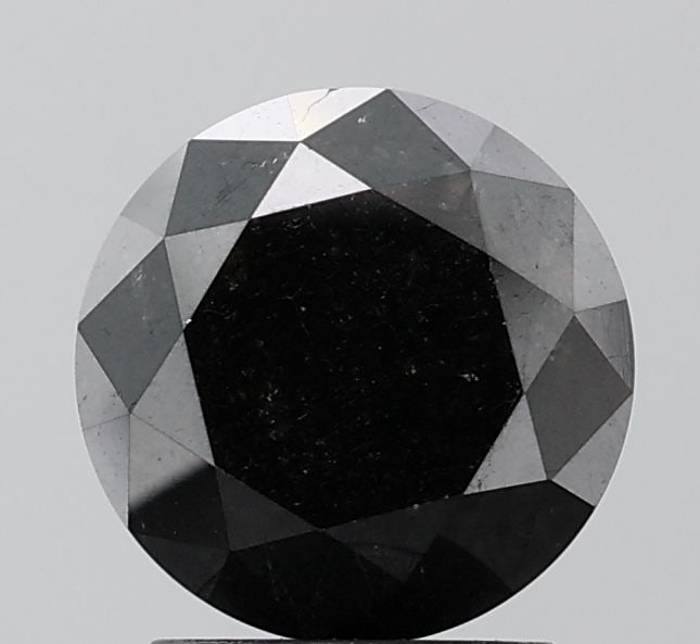 Loose Diamond - ROUND 2.58ct Black VS1: Loose Diamond - ROUND 2.58ct Black VS1 Source: Natural Shape: ROUND Carats: 2.58 Color: Black Certification: NONE Video: