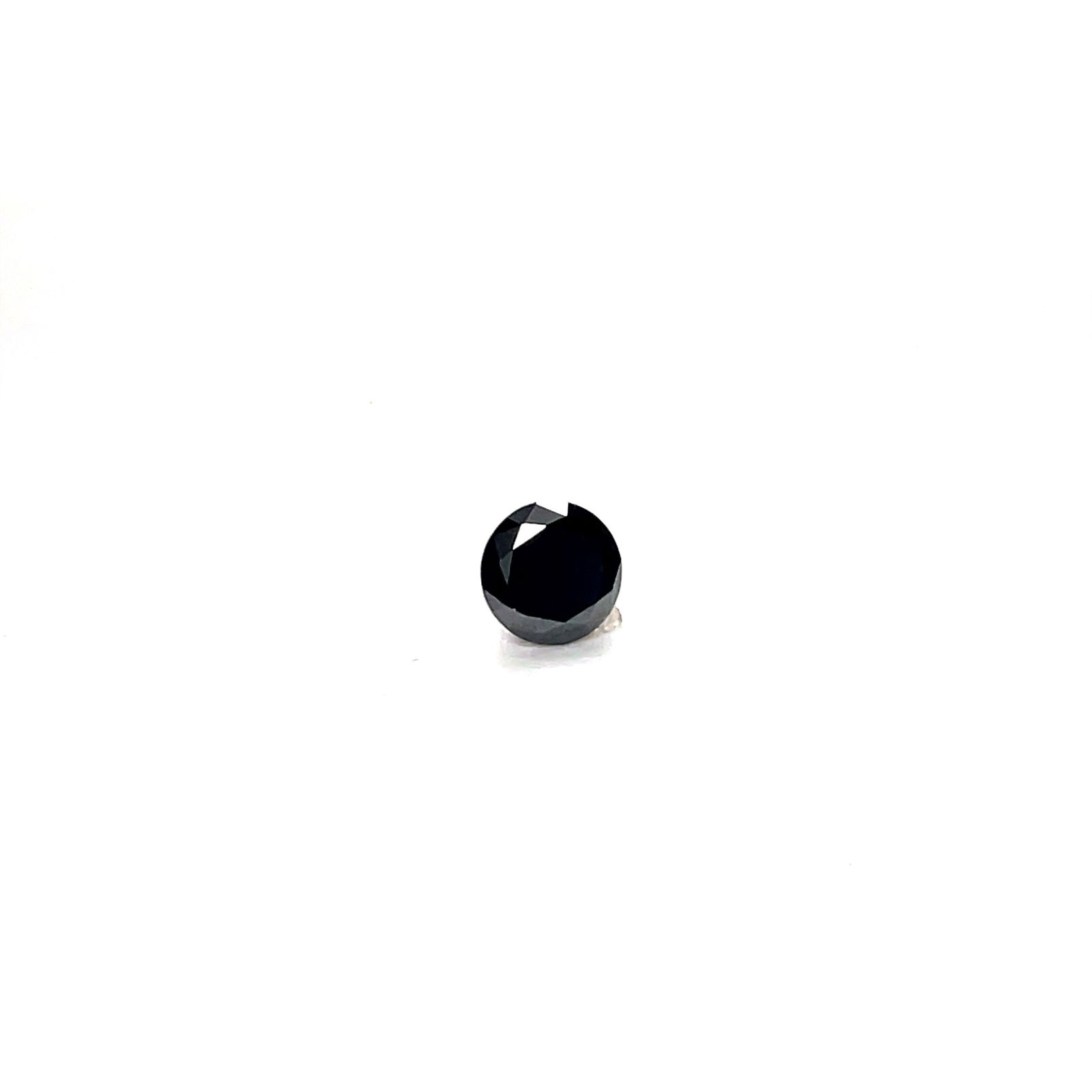 Loose Diamond - ROUND 1.21ct Fancy Black: Loose Diamond - ROUND 1.21ct Fancy Black Source: Natural Shape: ROUND Carats: 1.21 Color: Fancy Black Certification: IGI Video: