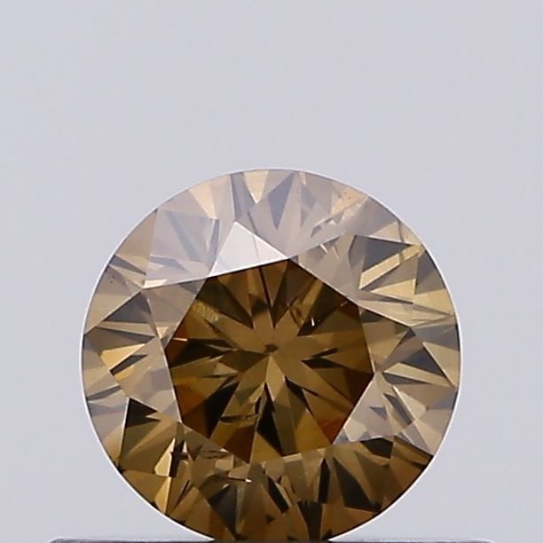 Loose Diamond - ROUND 0.35ct Fancy Light Brown VS2: Loose Diamond - ROUND 0.35ct Fancy Light Brown VS2 Source: Natural Shape: ROUND Carats: 0.35 Color: Fancy Light Brown Certification: NONE The Diamond Depot Guarantee: All items in this auction are gua