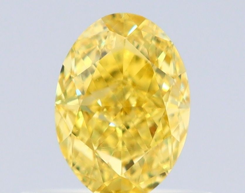 Loose Diamond - OVAL 0.55ct Fancy Vivid Yellow VVS1: Loose Diamond - OVAL 0.55ct Fancy Vivid Yellow VVS1 Source: Natural Shape: OVAL Carats: 0.55 Color: Fancy Vivid Yellow Certification: GIA Video: