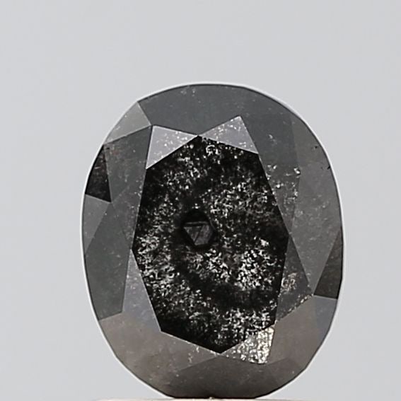 Loose Diamond - OVAL 1.18ct Salt and Pepper VVS2: Loose Diamond - OVAL 1.18ct Salt and Pepper VVS2 Source: Natural Shape: OVAL Carats: 1.18 Color: Salt and Pepper Certification: NONE Video: