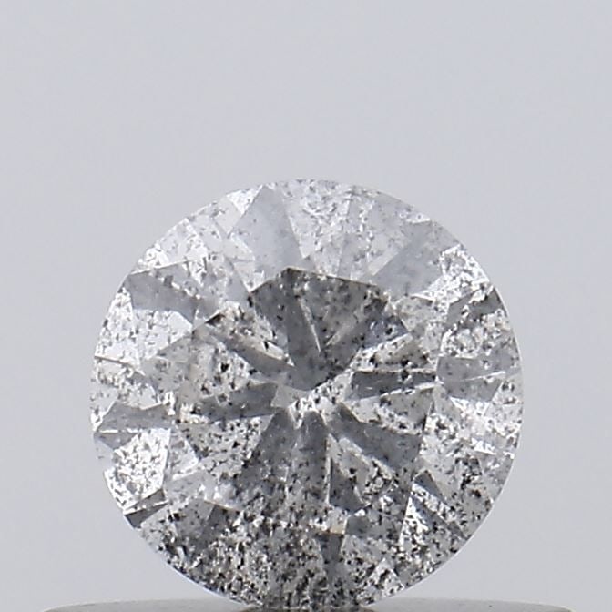 Loose Diamond - ROUND 0.36ct Salt and Pepper I3: Loose Diamond - ROUND 0.36ct Salt and Pepper I3 Source: Natural Shape: ROUND Carats: 0.36 Color: Salt and Pepper Certification: NONE Video: