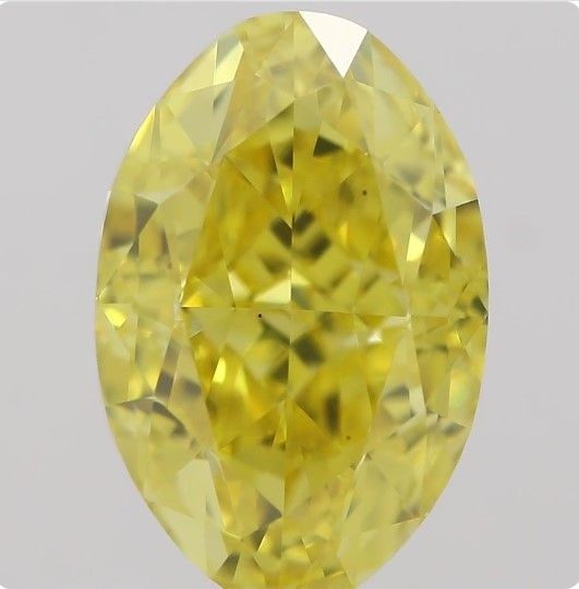 Loose Diamond - OVAL 1.0ct Fancy Vivid Yellow VS1: Loose Diamond - OVAL 1.0ct Fancy Vivid Yellow VS1 Source: Natural Shape: OVAL Carats: 1.0 Color: Fancy Vivid Yellow Certification: GIA Video:
