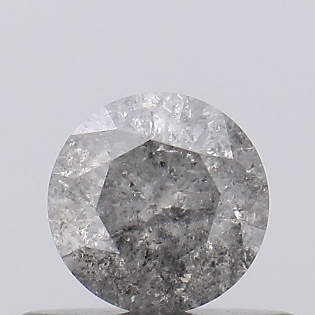 Loose Diamond - ROUND 0.41ct Salt and Pepper I3: Loose Diamond - ROUND 0.41ct Salt and Pepper I3 Source: Natural Shape: ROUND Carats: 0.41 Color: Salt and Pepper Certification: NONE Video: