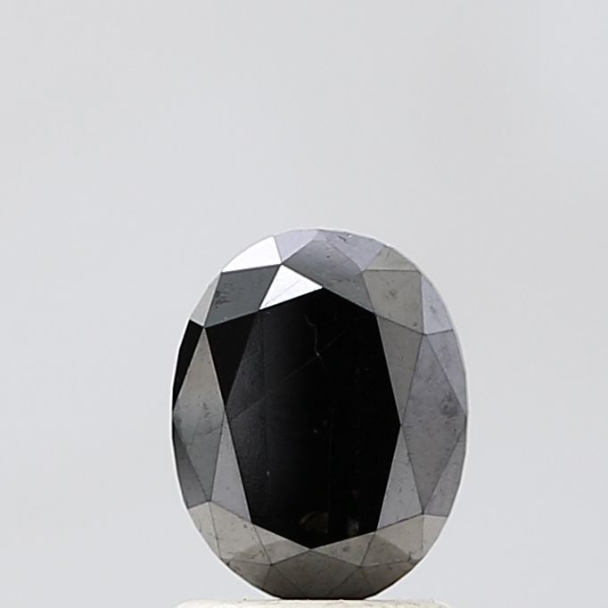 Loose Diamond - OVAL 1.37ct Fancy Black VVS2: Loose Diamond - OVAL 1.37ct Fancy Black VVS2 Source: Natural Shape: OVAL Carats: 1.37 Color: Fancy Black Certification: NONE Video: