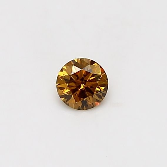 Loose Diamond - ROUND 0.15ct Fancy Deep Brownish Orangey Yellow SI2: Loose Diamond - ROUND 0.15ct Fancy Deep Brownish Orangey Yellow SI2 Source: Natural Shape: ROUND Carats: 0.15 Color: Fancy Deep Brownish Orangey Yellow Certification: GIA Video: