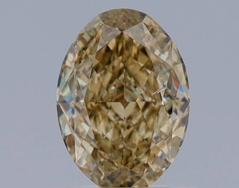 Loose Diamond - OVAL 1.01ct Fancy Brownish Yellow SI1: Loose Diamond - OVAL 1.01ct Fancy Brownish Yellow SI1 Source: Natural Shape: OVAL Carats: 1.01 Color: Fancy Brownish Yellow Certification: GIA Video:
