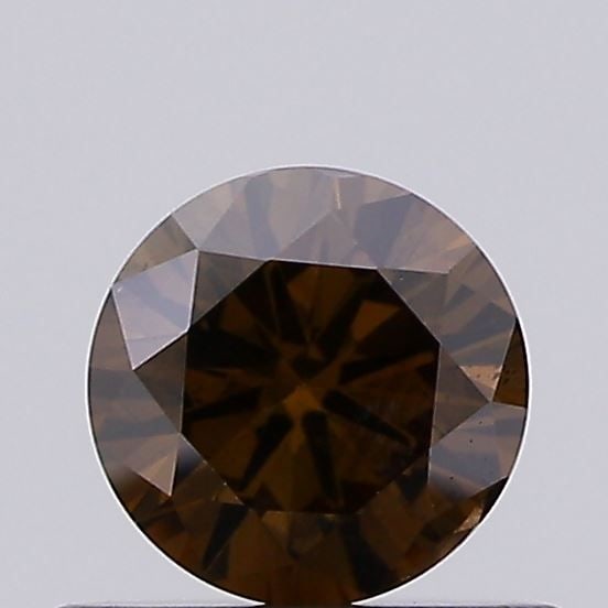 Loose Diamond - ROUND 0.44ct Fancy Brown SI2: Loose Diamond - ROUND 0.44ct Fancy Brown SI2 Source: Natural Shape: ROUND Carats: 0.44 Color: Fancy Brown Certification: NONE Video: