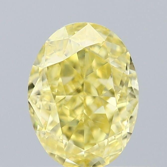 Loose Diamond - OVAL 0.5ct Fancy Intense Yellow VS2 (1 of 1)