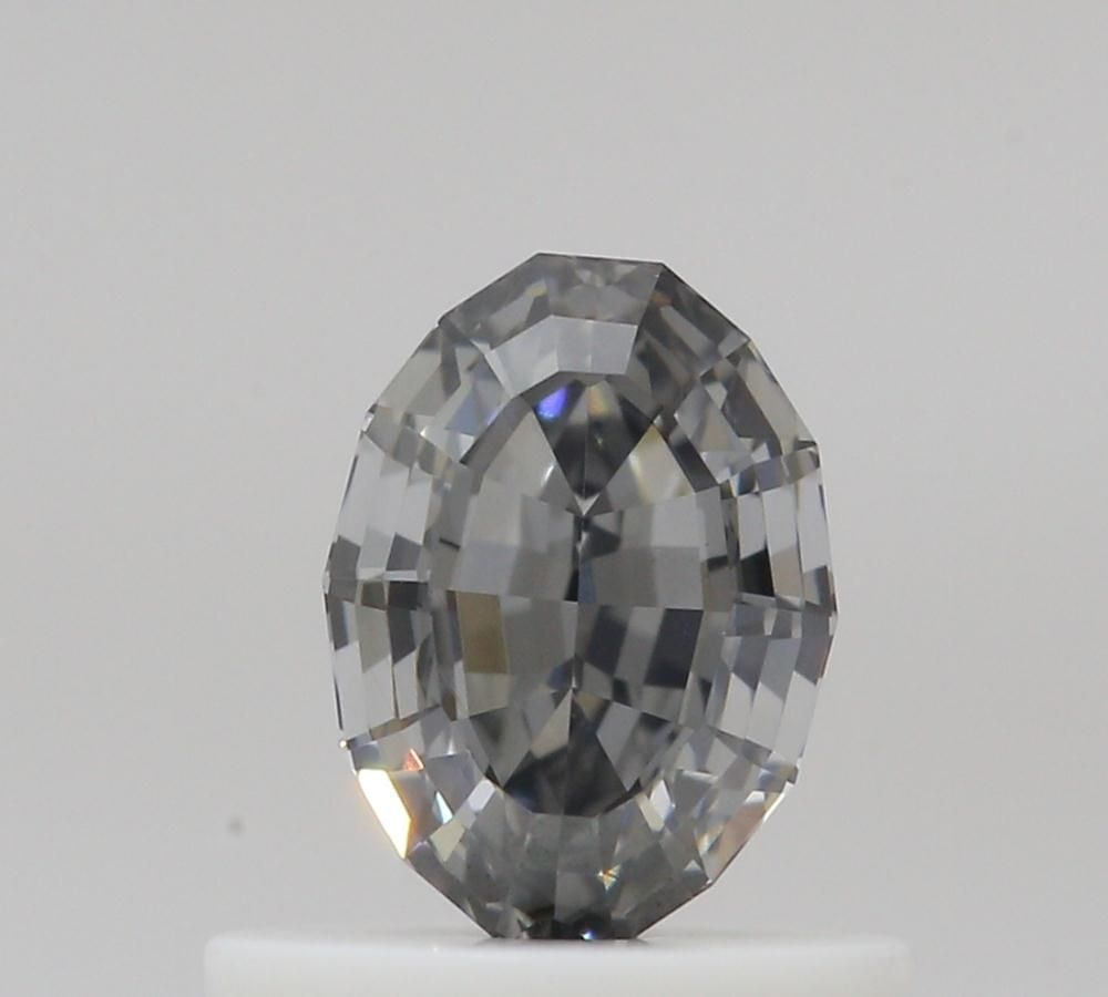 Loose Diamond - OVAL 0.6ct Fancy Blue Gray VS1: Loose Diamond - OVAL 0.6ct Fancy Blue Gray VS1 Source: Natural Shape: OVAL Carats: 0.6 Color: Fancy Blue Gray Certification: GIA Video:
