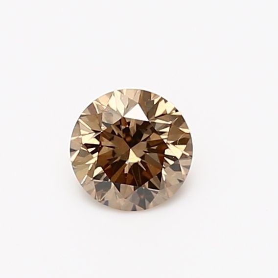 Loose Diamond - ROUND 0.45ct Fancy Yellowish Brown VS1: Loose Diamond - ROUND 0.45ct Fancy Yellowish Brown VS1 Source: Natural Shape: ROUND Carats: 0.45 Color: Fancy Yellowish Brown Certification: GIA Video:
