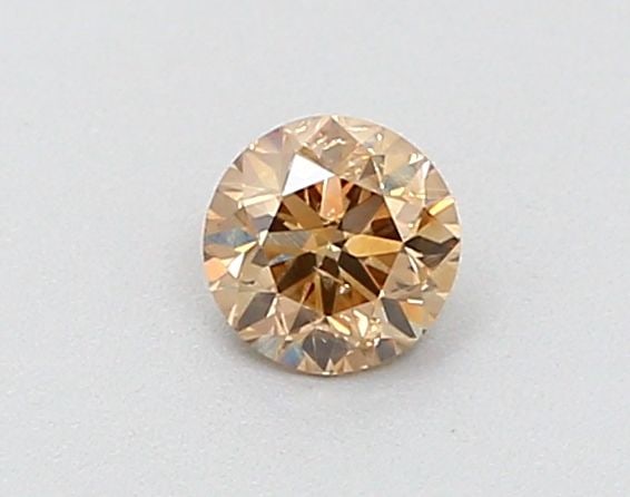 Loose Diamond - ROUND 0.18ct Fancy Light Brown SI2: Loose Diamond - ROUND 0.18ct Fancy Light Brown SI2 Source: Natural Shape: ROUND Carats: 0.18 Color: Fancy Light Brown Certification: NONE Video: