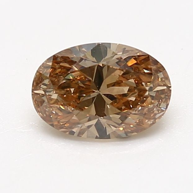 Loose Diamond - OVAL 1.01ct Fancy Brown Orange SI1: Loose Diamond - OVAL 1.01ct Fancy Brown Orange SI1 Source: Natural Shape: OVAL Carats: 1.01 Color: Fancy Brown Orange Certification: GIA Video: