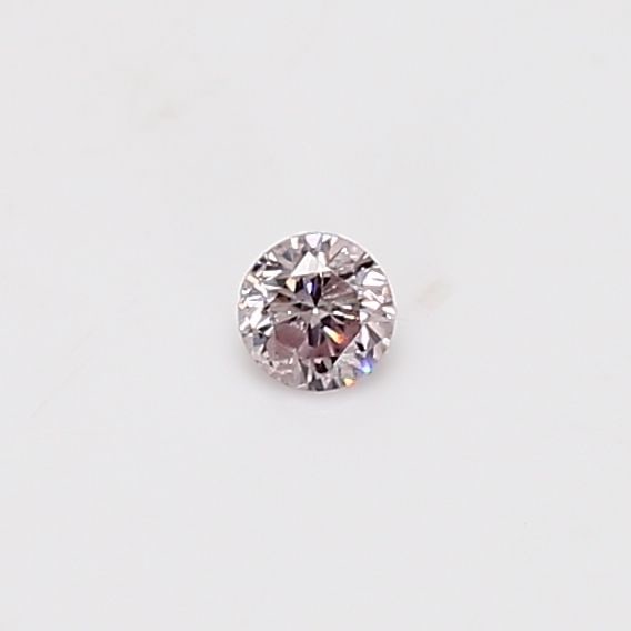 Loose Diamond - ROUND 0.08ct Fancy Light Pink: Loose Diamond - ROUND 0.08ct Fancy Light Pink Source: Natural Shape: ROUND Carats: 0.08 Color: Fancy Light Pink Certification: GIA Video: