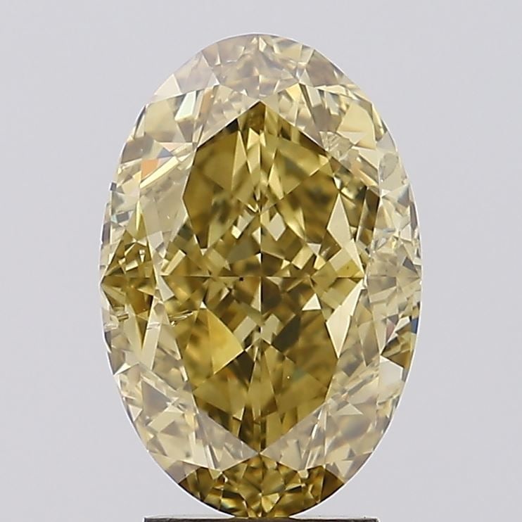 Loose Diamond - OVAL 5.0ct Fancy Brown Yellow SI1: Loose Diamond - OVAL 5.0ct Fancy Brown Yellow SI1 Source: Natural Shape: OVAL Carats: 5.0 Color: Fancy Brown Yellow Certification: GIA Video: