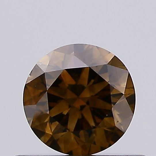 Loose Diamond - ROUND 0.41ct Fancy Brown VS1: Loose Diamond - ROUND 0.41ct Fancy Brown VS1 Source: Natural Shape: ROUND Carats: 0.41 Color: Fancy Brown Certification: NONE Video: