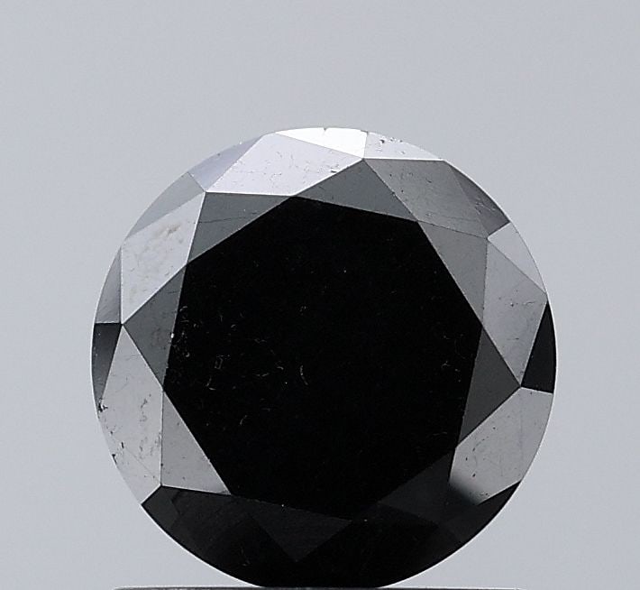 Loose Diamond - ROUND 1.64ct Black VVS2: Loose Diamond - ROUND 1.64ct Black VVS2 Source: Natural Shape: ROUND Carats: 1.64 Color: Black Certification: NONE Video: