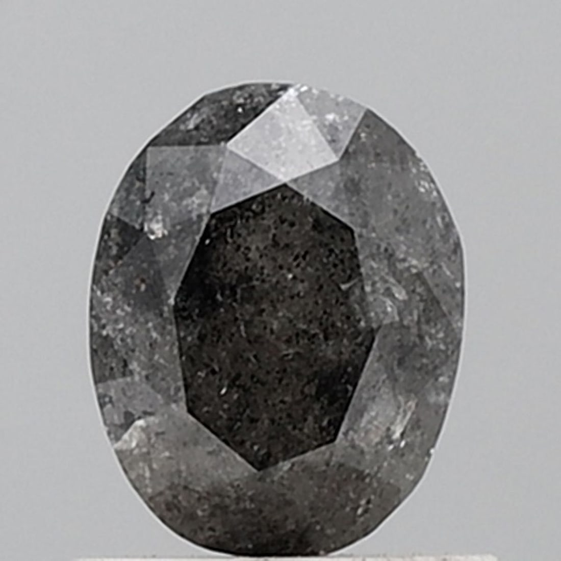 Loose Diamond - OVAL 1.08ct Salt and Pepper VVS2: Loose Diamond - OVAL 1.08ct Salt and Pepper VVS2 Source: Natural Shape: OVAL Carats: 1.08 Color: Salt and Pepper Certification: NONE Video: