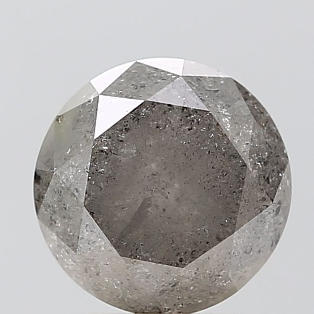 Loose Diamond - ROUND 2.79ct Salt and Pepper VVS2: Loose Diamond - ROUND 2.79ct Salt and Pepper VVS2 Source: Natural Shape: ROUND Carats: 2.79 Color: Salt and Pepper Certification: NONE Video: