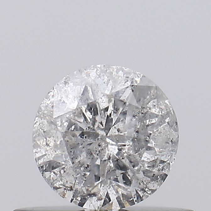 Loose Diamond - ROUND 0.39ct Salt and Pepper I3: Loose Diamond - ROUND 0.39ct Salt and Pepper I3 Source: Natural Shape: ROUND Carats: 0.39 Color: Salt and Pepper Certification: NONE Video: