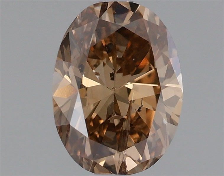 Loose Diamond - OVAL 0.96ct Fancy Dark Yellowish Brown: Loose Diamond - OVAL 0.96ct Fancy Dark Yellowish Brown Source: Natural Shape: OVAL Carats: 0.96 Color: Fancy Dark Yellowish Brown Certification: GIA Video: