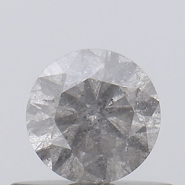 Loose Diamond - ROUND 0.42ct Salt and Pepper I3: Loose Diamond - ROUND 0.42ct Salt and Pepper I3 Source: Natural Shape: ROUND Carats: 0.42 Color: Salt and Pepper Certification: NONE Video:
