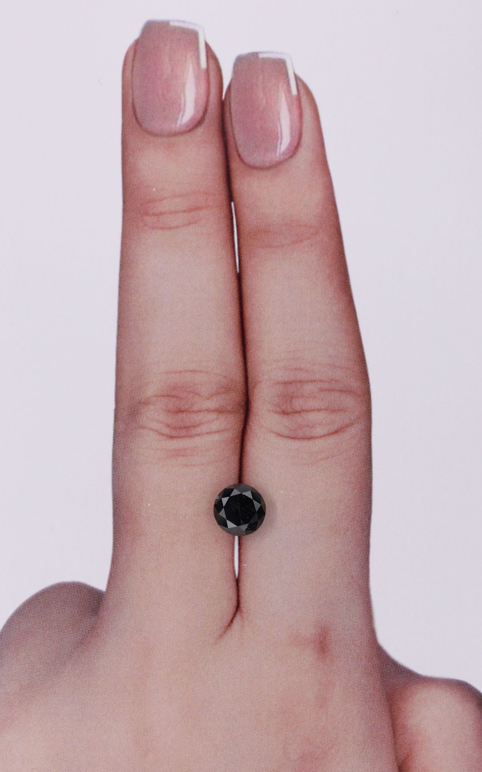 Loose Diamond - ROUND 1.25ct Fancy Black VVS2: Loose Diamond - ROUND 1.25ct Fancy Black VVS2 Source: Natural Shape: ROUND Carats: 1.25 Color: Fancy Black Certification: NONE Video: