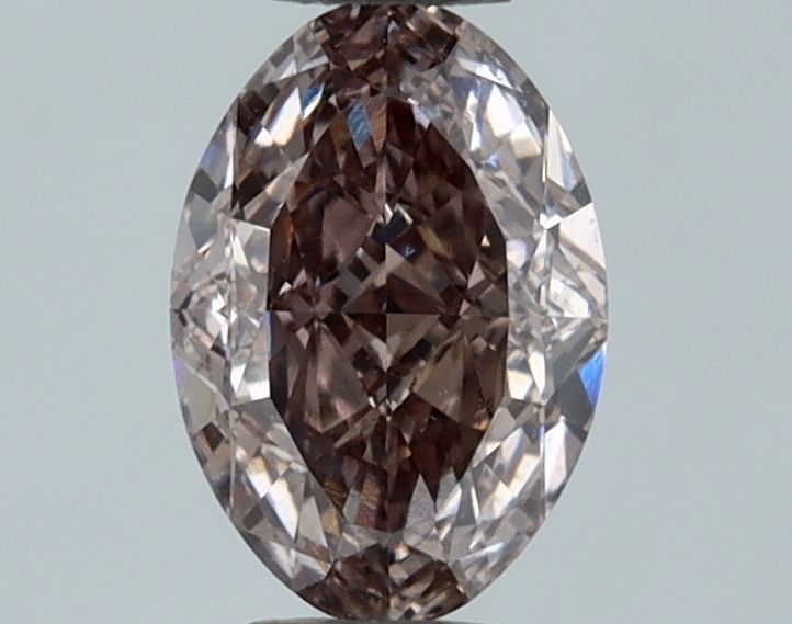 Loose Diamond - OVAL 0.8ct Fancy Brown Pink SI1: Loose Diamond - OVAL 0.8ct Fancy Brown Pink SI1 Source: Natural Shape: OVAL Carats: 0.8 Color: Fancy Brown Pink Certification: GIA Video: